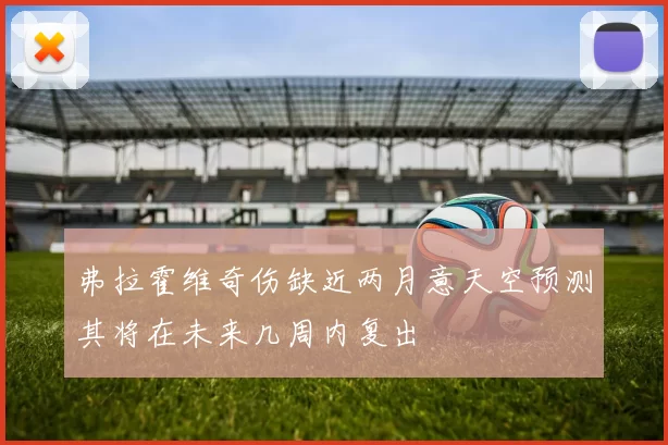 弗拉霍维奇伤缺近两月意天空预测其将在未来几周内复出